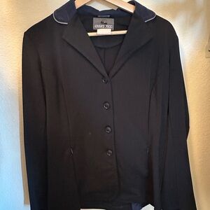 Navy Grand Prix Jersey Show Coat size 16R